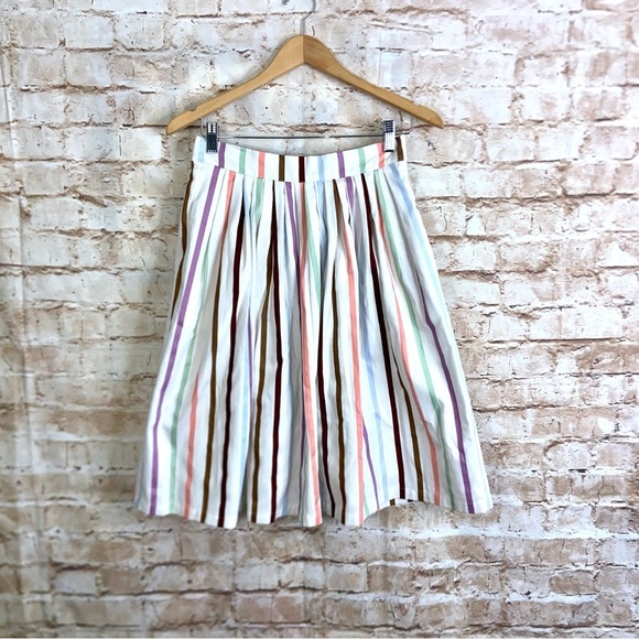 ModCloth Aspiration Creation Striped Skirt New Size Medium - Picture 4 of 9